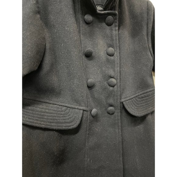 Piccolo Navy Blue Kids Long Peacoat Winter Coat - Picture 3 of 7